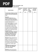 Checklist For Student Newborn Care