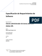 Especificación de Requerimientos de Software