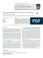 Colour Removal of Phthalocyanine Based Reactive Dye by Nanoparticles