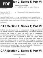 (SFP) CAR, Section 2, Series F, Part VII