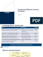 Unsupervised Learning - Clustering