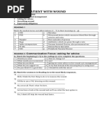 Helping Patient With Wound