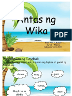 Demo Ko Toh - Antas NG Wika