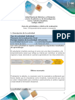 Guía de Actividades y Rúbrica de Evaluación - Reto 5 - Emprendimiento Social e Innovación