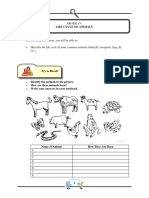 Life Cycle of Animals: Grade 1V