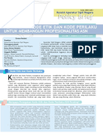 Policy Brief Kode Etik Dan Kode Perilaku ASN