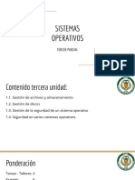 Sistemas Operativos Tercer Parcial