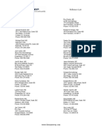 DermaSweep Reference List 2011