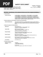 Safety Data Sheet: SECTION 1: Identification of The Substance/mixture and of The Company/undertaking