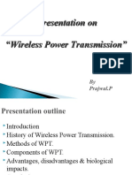 Presentation On "Wireless Power Transmission"