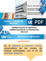 Unidad 2. Estudio de Métodos