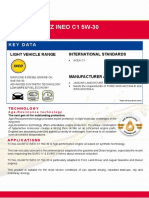 Total Quartz Ineo C1 5W-30: Key Data