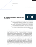 El Concepto Sistémico de Lo Político. Un Esbozo Estrada