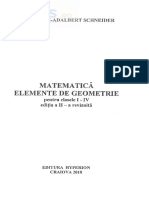 Matematica. Elemente de Geometrie - Clasele 1-4 - Gheorghe Adalbert Schneider