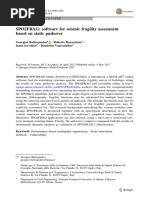 SPO2FRAG: Software For Seismic Fragility Assessment Based On Static Pushover