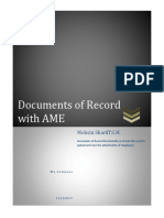 Documents of Record