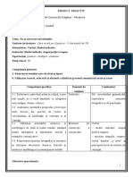 Proiect Clasa A Va Modul Indicativ Timpul Perfect Compus