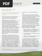 Clause 19: Insurance: Written by Richard Adams Between The Parties". Hardly The Language of