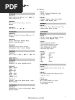 Roadmap: Unit Test 1 Grammar