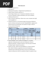 Bitacora para La Elaboración de Un Proyecto