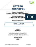 Modulo Computacion Basica Cetpro 2020