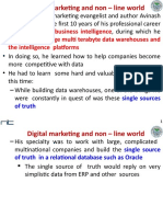 Digital Marketing and Non - Line World: Business Intelligence The Intelligence Platforms