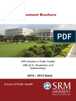 Placement Brochure of SPH SRM University