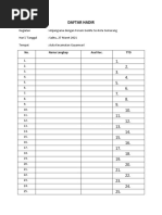 Daftar Hadir - Anjangsana