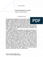 Paul Anand: Theory and Decision 23 (1987) 189-214. by D. Reidel Publishing Company