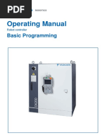 Operating Manual: Basic Programming