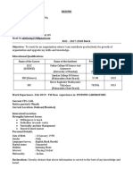 Name of The Course Name of The Institute Percentage Year