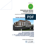 BQ For Tender PN Gedong Tataan R6