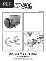 LSA 43.2/44.2 - 4-POLE: Alternators