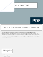 A Algorithm: Presented By-Ishan Gupta Pratyush Awasthi Mohd. Shariq Siraj Aryan Rastogi