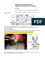 Daihatsu DK 20 Injection Timing Measurement