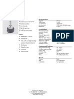 Singleturn Potentiometers PD200/210 20.0mm 100,000 Cycles Wirewound