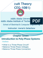 Circuit Theory (Eceg-1081) : Addis Ababa University Addis Ababa Institute of Technology (Aait)