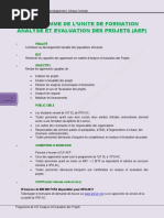 Analyse Et Évaluation de Projet