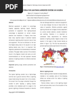 Selection Criteria For Lightning Arrester Systems in Nigeria