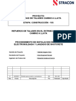 PRO-PROD-015-Instalacion de Malla Electrosoldada y Lanzado de Shotcrete-Rev0