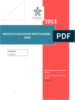 Proyecto Educativo Institucional Sena: Documento