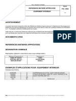 Rma Pe - 0035 (2005.05) FR - Reference Matiere Approuvee - Equipement Intérieur