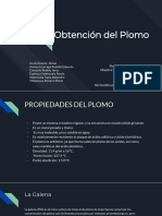 Obtencion Del Plomo