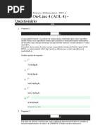 Avaliação On-Line 4 AOL 4