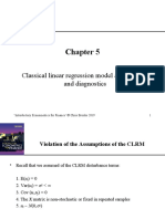 Classical Linear Regression Model Assumptions and Diagnostics