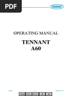 Operating Manual: Tennant A60