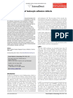 Genetic Etiologies of Leukocyte Adhesion Defects