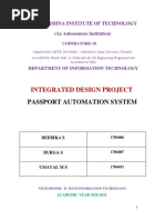 Integrated Design Project: Passport Automation System