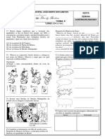 Atividade 06 Do 8° Ano - Arte