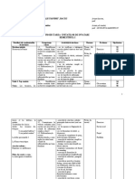 Planificare - Unitati - X l2 - Humanitas